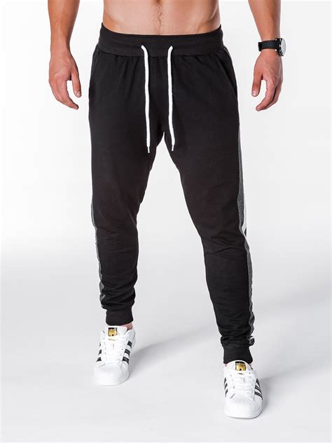 Mens Sweatpants P715 Black Modone Wholesale Clothing For Men