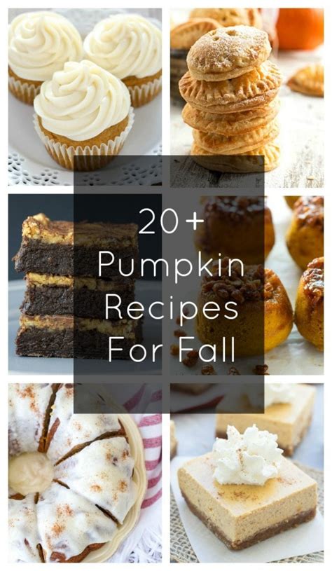 20 Pumpkin Recipes For Fall