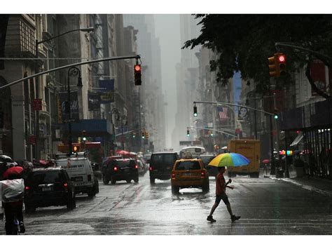 Nyc Weather Forecast Heavy Rain Strong Winds Move In New York City