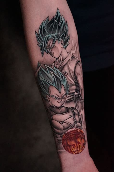 Sintético 188 Tatuagem Goku E Vegeta Bargloria