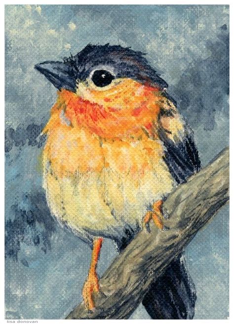 Canvas Painting Projects Bird Painting Acrylic Bird Paintings On