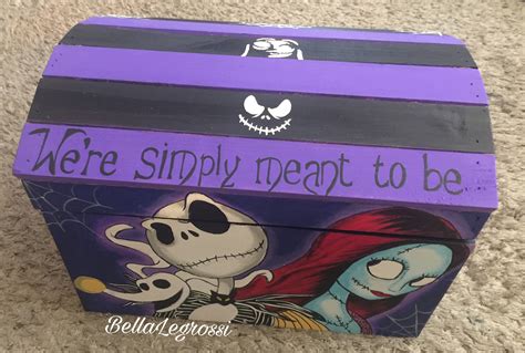 Nightmare Before Christmas Wooden Box Etsy