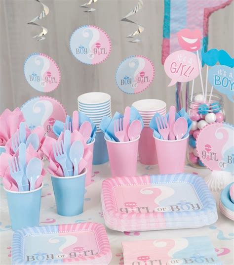 Looking for the perfect gender neutral baby shower theme? GENDER REVEAL - Party Supplies,Games,Tableware,Decorations ...