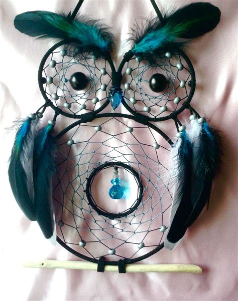 Owl Dream Catcher Owl Dream Catcher Dream Catcher Unique Items Products