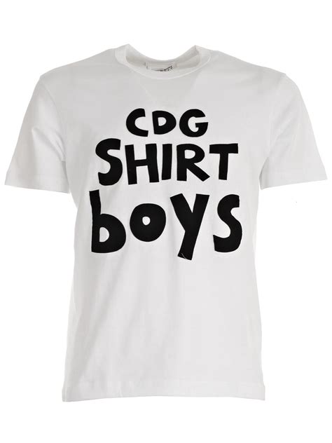 Over 4 million items sold · authenticated · consignment Comme Des Garcons Shirt Boy T-Shirt W25931 - B WHITE BLACK ...