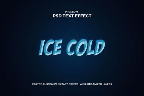Ice Cold Winter Text Effect Graphic By Modern Studio · Creative Fabrica