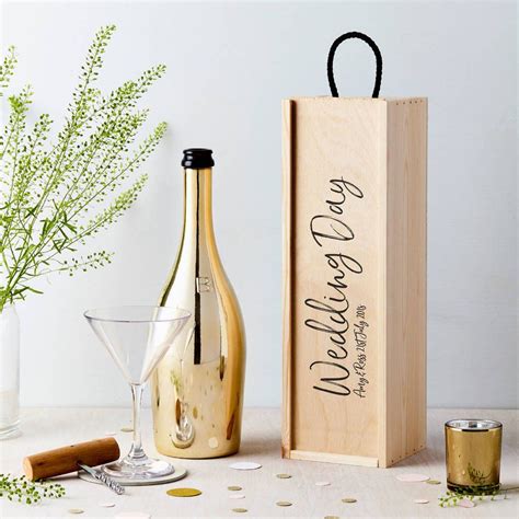Are You Interested In Our Personalised Wooden Wine Box With Our Wine