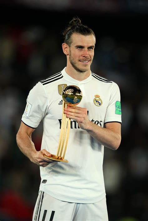 gareth bale of real madrid poses with the fifa club world cup golden club world cup gareth