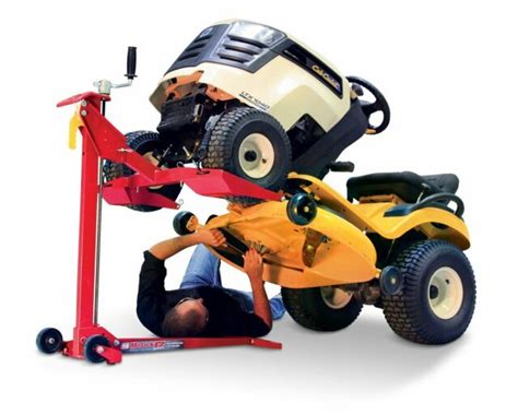 Riding Lawn Mower Jack Garden Tractor Maintenance Lift Zero Turn 450lb