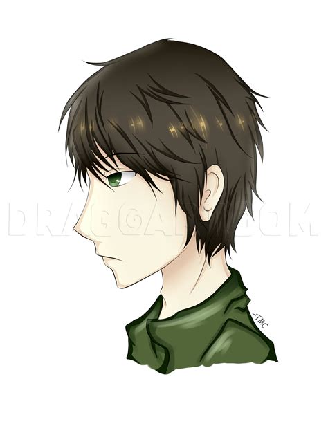 Anime Male Side View
