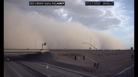 Dust Storm Rolls Through Parts Of Maricopa Pinal Counties
