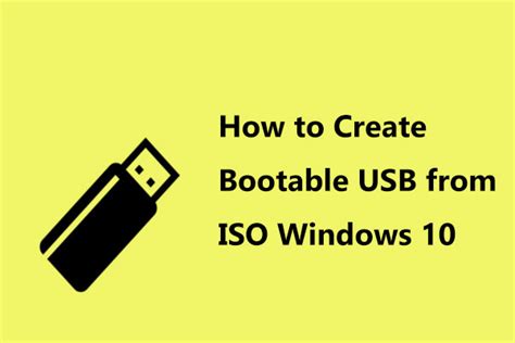 How To Create A Bootable Usb From Windows 10 Iso Download Weracharlotte