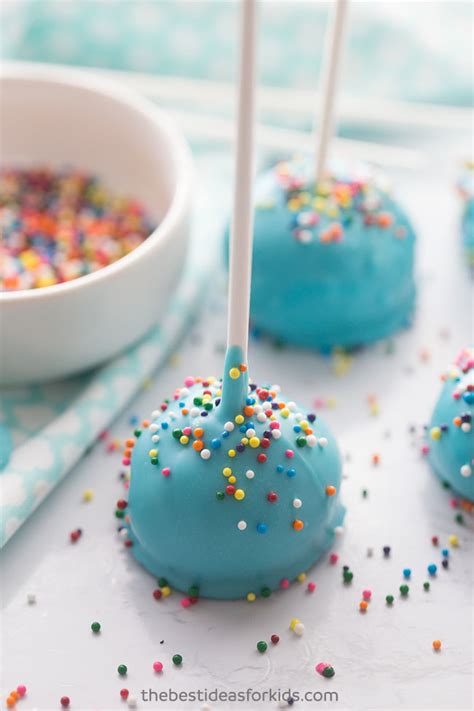 This recipe uses about 1/3 of a box of cake mix in order to make a smaller batch of cake pops. How to Make Cake Pops: A Step-By-Step Tutorial - The Best ...