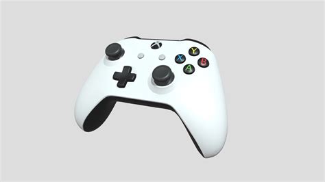 White Xbox Controller Download Free 3d Model By Creatrboi C46f717