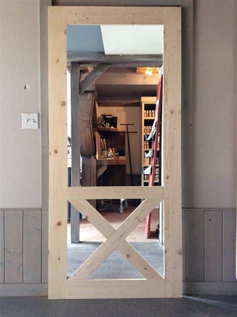 New Quality Built Solid Wood Screen Doors Rustic Modern Farmhouse