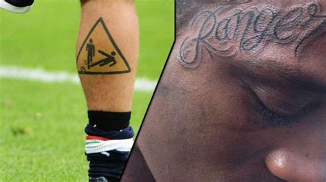 Les tatouages les plus osés des footballeurs