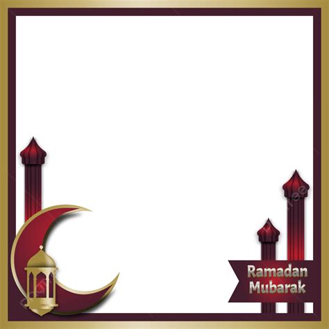 إطار رمضان مبارك الجميل رمضان مبارك رمضان حدود رمضان Png والمتجهات للتحميل مجانا