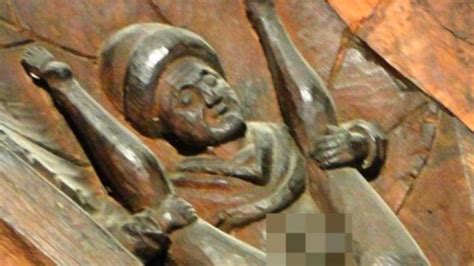 Carpenters Year Old X Rated Carving Found In Church Ceiling Herald Sun