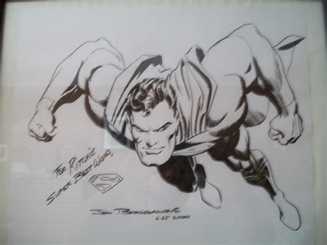 Superman By Jon Bogdanove In Richard Marzullos Superman Comic Art
