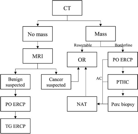 Current Management Algorithm For Patients With Suspected Periampullary
