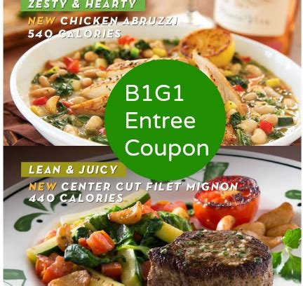 Get $5 off a $30 order. Olive Garden Deal: B1G1 50% off Entree + More Dining Deals ...
