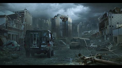 Sci Fi Post Apocalyptic Wallpaper Post Apocalyptic City Post
