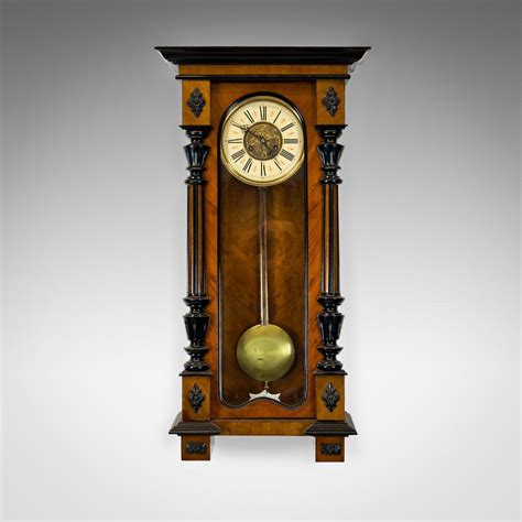 Spring Driven Vienna Type Striking Wall Clock Antique Clocks
