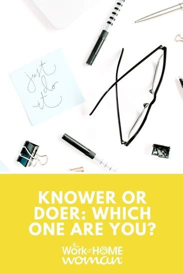 Knower Or Doer Which One Are You