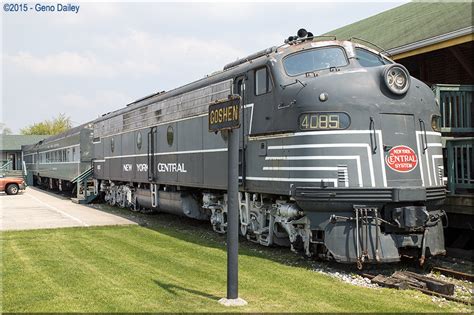 New York Central Emd E 8a 4085 Is On Display At The Museum This