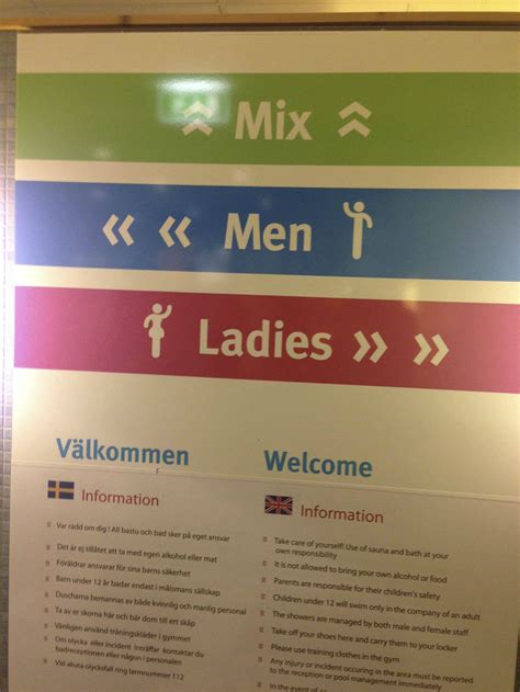 Mixed Locker Room At Public Bath In Åre Sweden Wtf