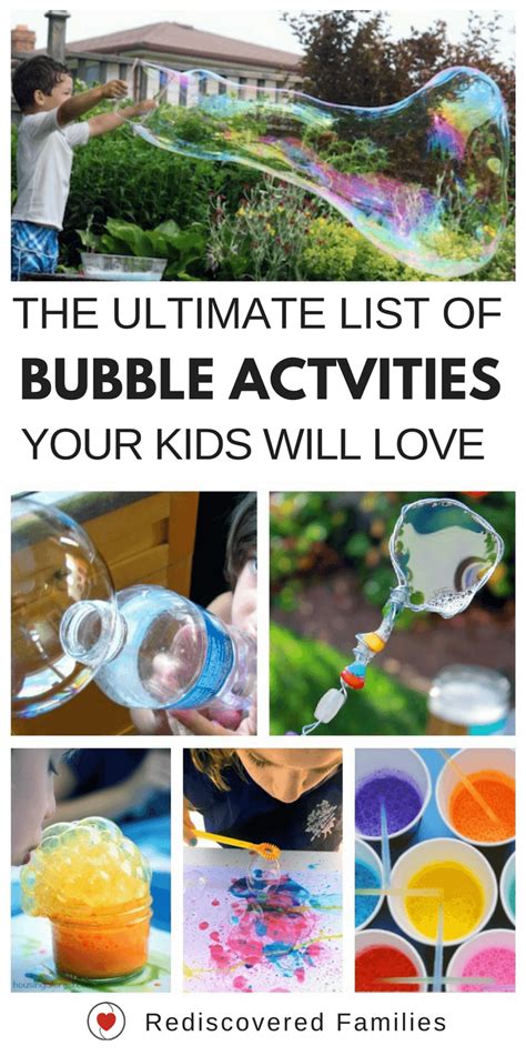 My mom is awesome and has quit smoking. The Ultimate List of Bubble Activities Your Kids Will Love