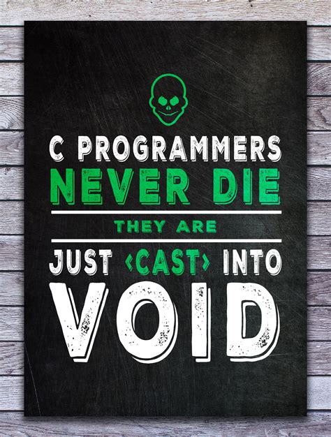 C Programmer Poster By Posterworld Displate Programming Humor