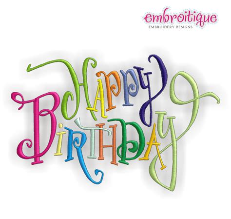 Notable birthdays and 'coming of age' is traditionally the 16th birthday, (sweet sixteen) celebrated in here, in this example is how to write 'happy birthday' in beautiful calligraphy handwriting. Free Happy Birthday Fonts, Download Free Clip Art, Free ...