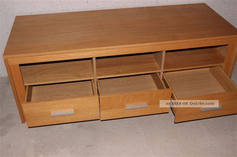 Loans & lines of credit. Sideboard, Hifi Möbel, Tv Bank, Buche Gedämpft, 3 Schubladen