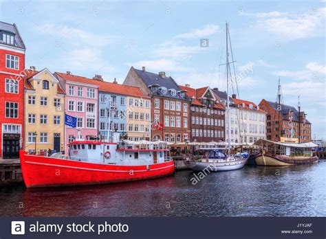 Nyhavn Copenhagen Denmark Scandinavia Stock Photo Alamy