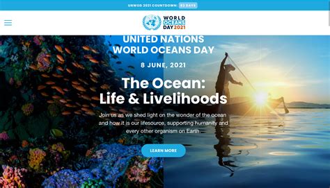 Un World Oceans Day 2021 Theme The Ocean Life And Livelihoods Human