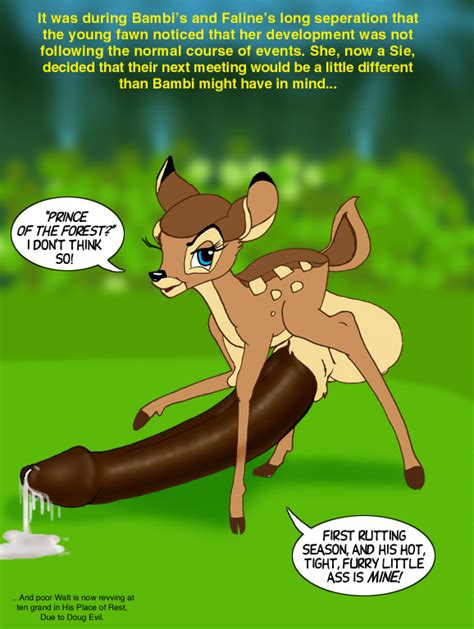Rule 34 Anthro Bambi Film Disney Doug Winger Faline Feral Furry Male Only Penis Rule 63