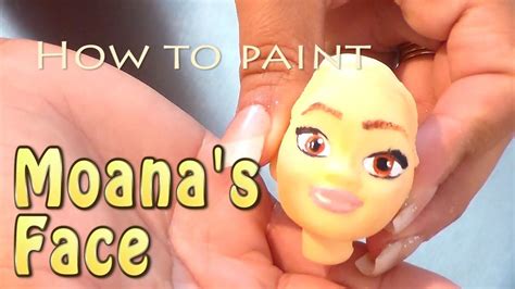 How To Paint Moana S Face Tutorial By Cup N Cakes Gourmet Painting Face Tutorial