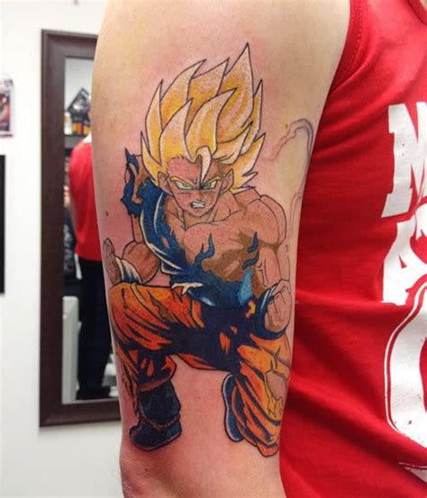 Goku Tattoo Gokutattoo Gokutattooidea Dragon Ball Tattoo Z Tattoo