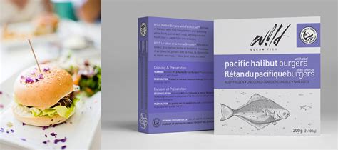 Zesty Brands Seafood Package Halibut Design Branding Squamish Zesty