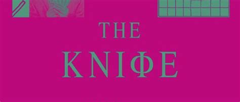The Knife Shaking The Habitual Album Review The Skinny
