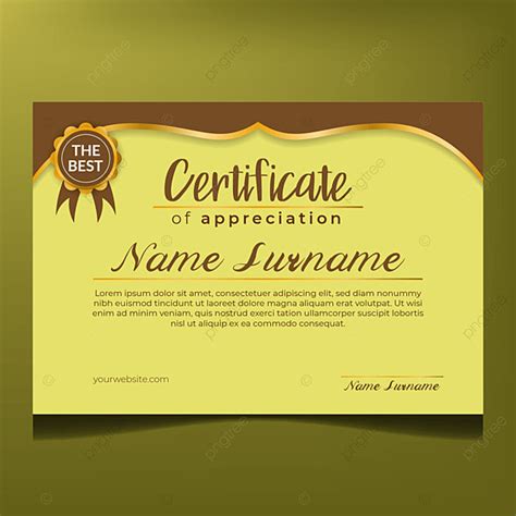 Certificate Template Premium Business Celebration Simple Elegant