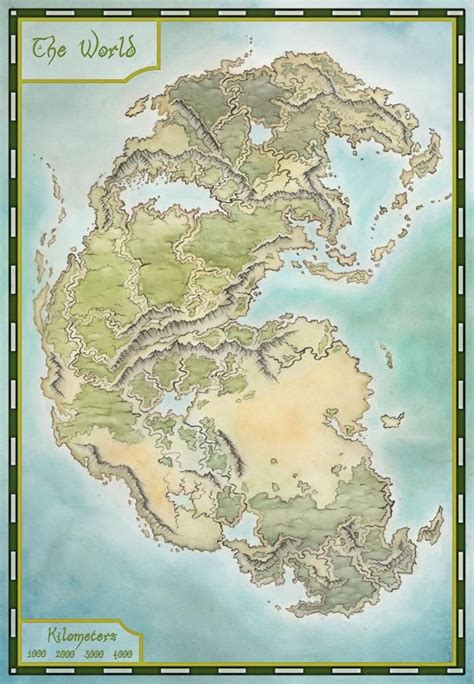 Fantasy World Map Fantasy Map Fantasy Map Making