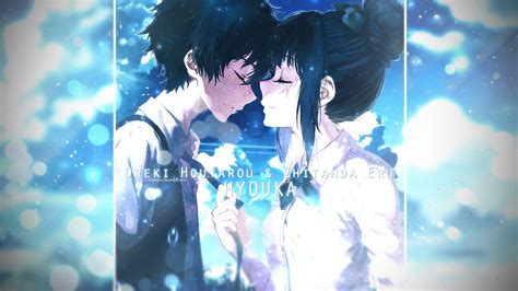 Houtarou Oreki And Eru Chitanda Hyouka Hyouka Anime Hd Anime Wallpapers