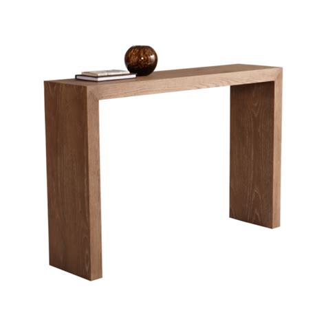 Slim Driftwood Console Table 47L x 12W x 31.5H | Glass console table, Furniture, Console table