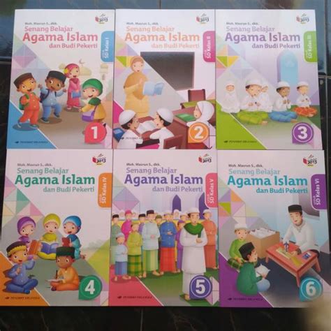Jual Senang Belajar Agama Islam Kelas 1 2 3 4 5 6 SD Erlangga K13N