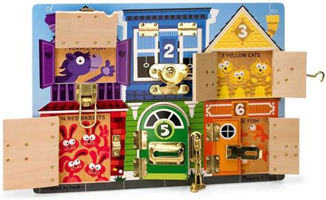 Melissa And Doug Latches Board Curious Kids