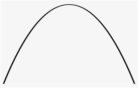 Inverted Parabola Svg Curve Line Clip Art Free Transparent