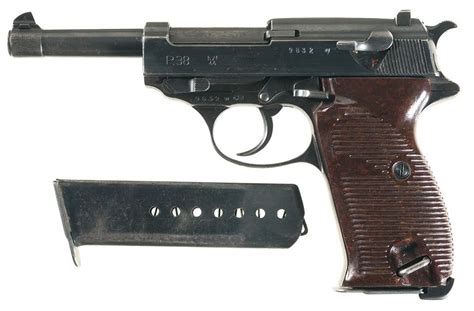 World War Ii Mauser Byf44 Code P38 Semi Automatic Pistol