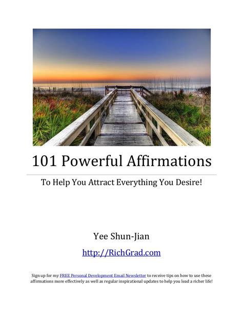 101 Powerful Affirmations Affirmations Overcoming Fear Rich Life